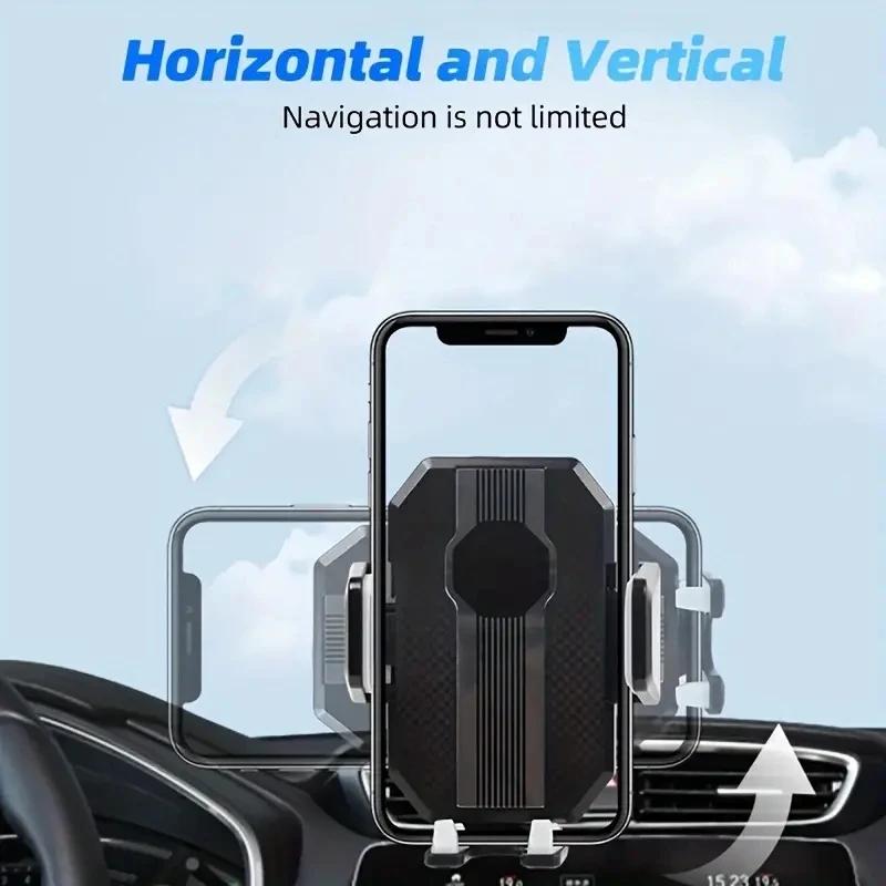 Ultimate Car Phone Mount with Suction Cup - 360° Adjustable for Hands-Free Driving