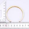 Top Quality Personalize Gold Color Hollow HAPPY Letter Opening Cuff Bangle Bracelet For Women Girls Fashion Party Jewelry Gift