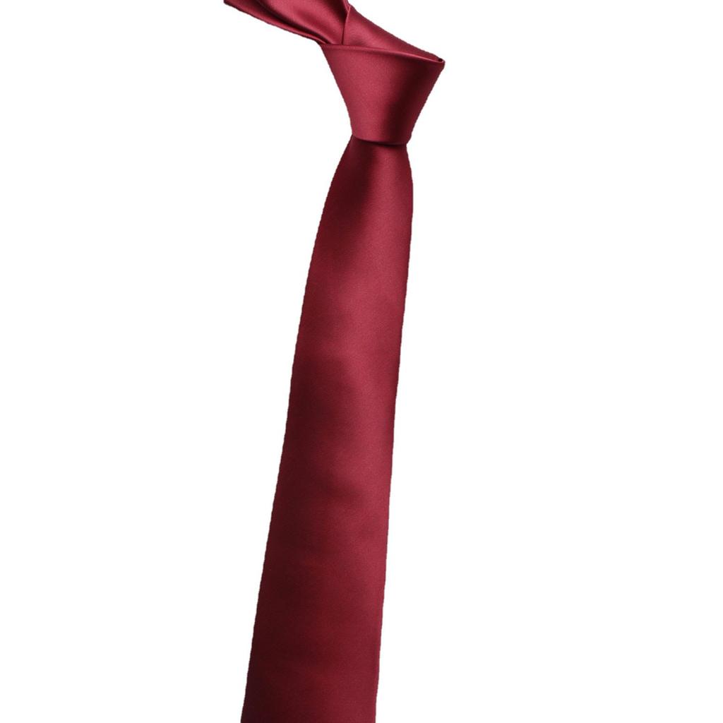 Men'S Polyester Yarn-Dyed Casual Tie, Wedding Groom'S Formal Tie 7.5Cm Tie Men'S