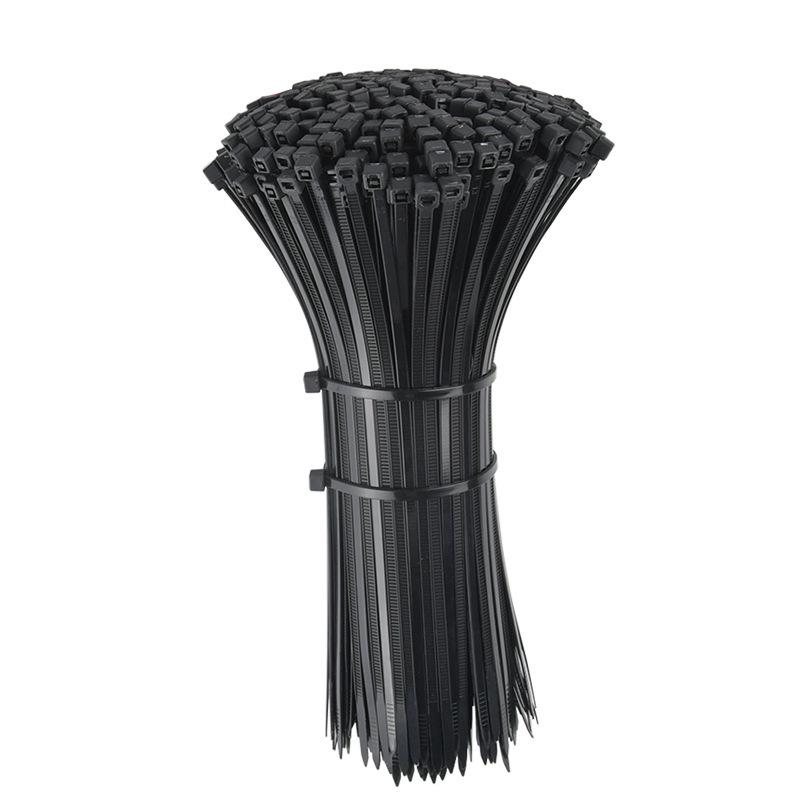 Multicolor Self-Locking Nylon Cable Ties: Red, Yellow, Blue, Green, Black, White, Purple, Orange, Pink Binding Straps (Sizes: 3x100, 3x150, 3x200)