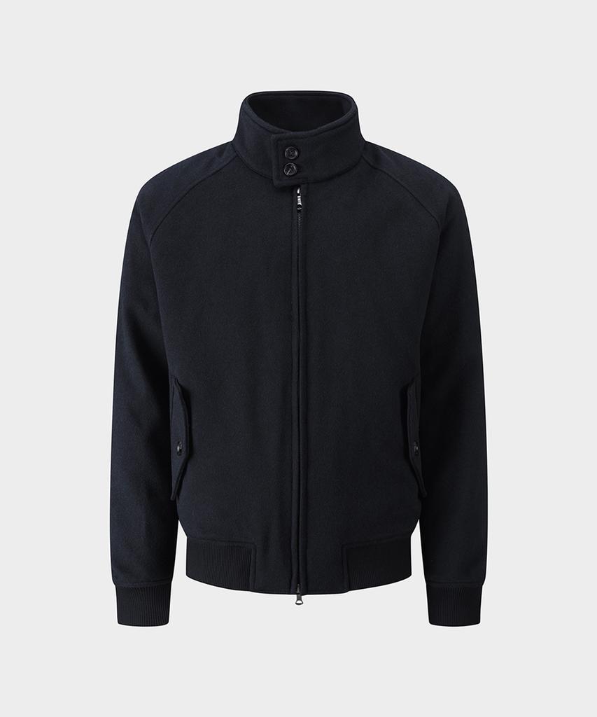 Brooks Brothers Wool Bomber Jacket (Navy) (Bbojmm2396Qef)