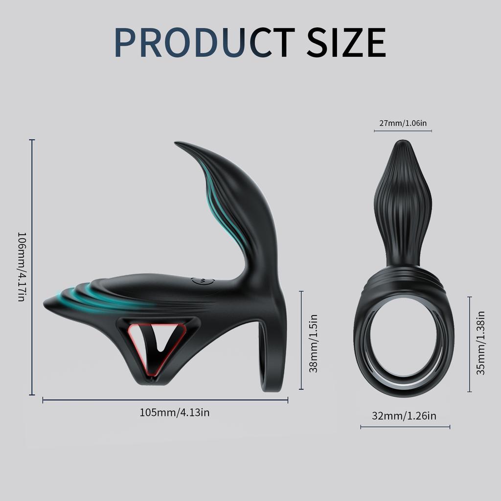 Vibrator Cockring Penis Cock Ring Forsinkelse Ejakulasjon Klitoral Stimulator Sexleketøy for menn Par Penisring Pikk Sleeve Voksen Bra