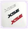New 3D Metal SE XSE Logo Rear Trunk Emblem Badge Sticker For Camry Sienna Highlander Corolla Car Styling Accessories