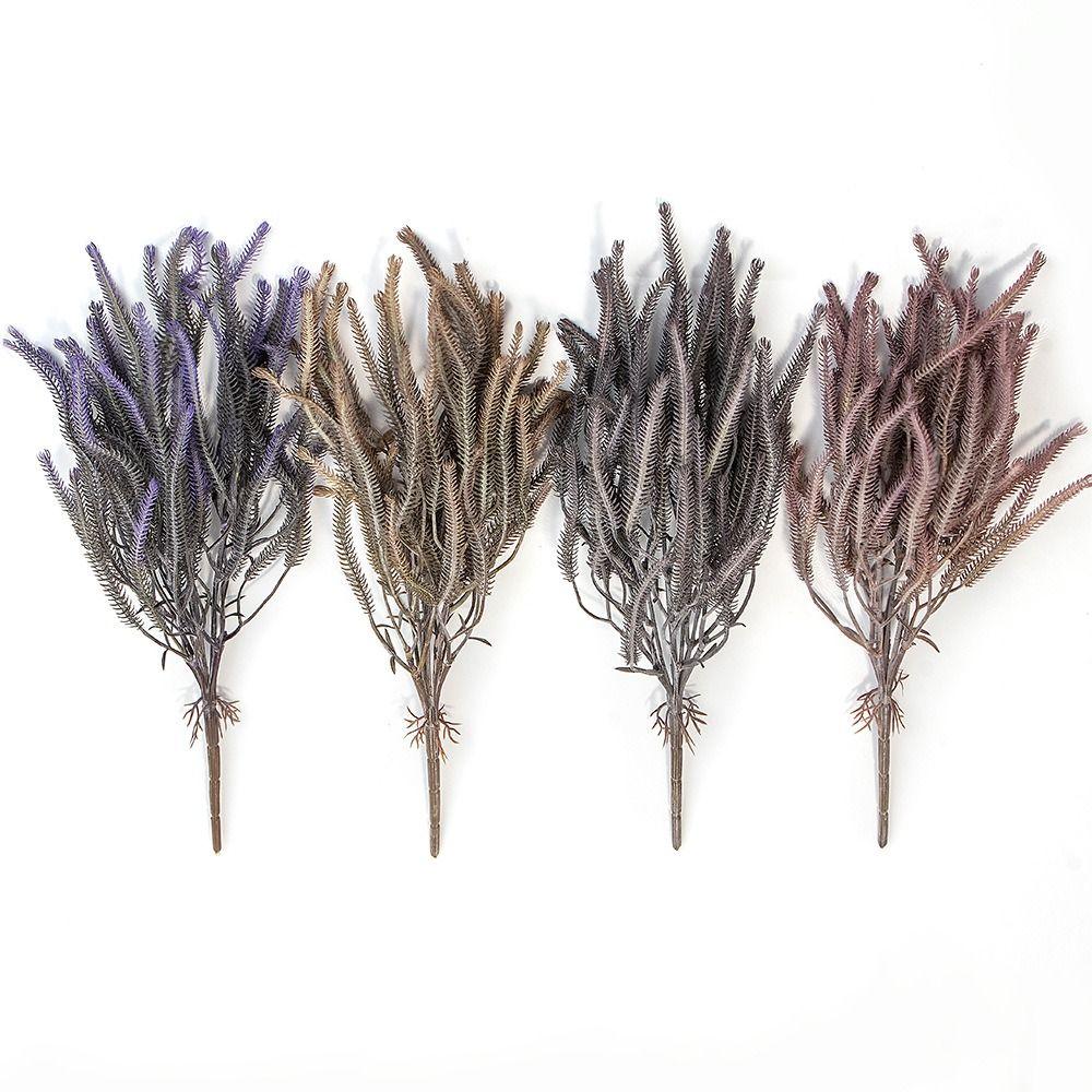 Handmade Artificial Pine Branch Handcraft Fake Green Plants Artificial Pine Tree  Living Room Decor
