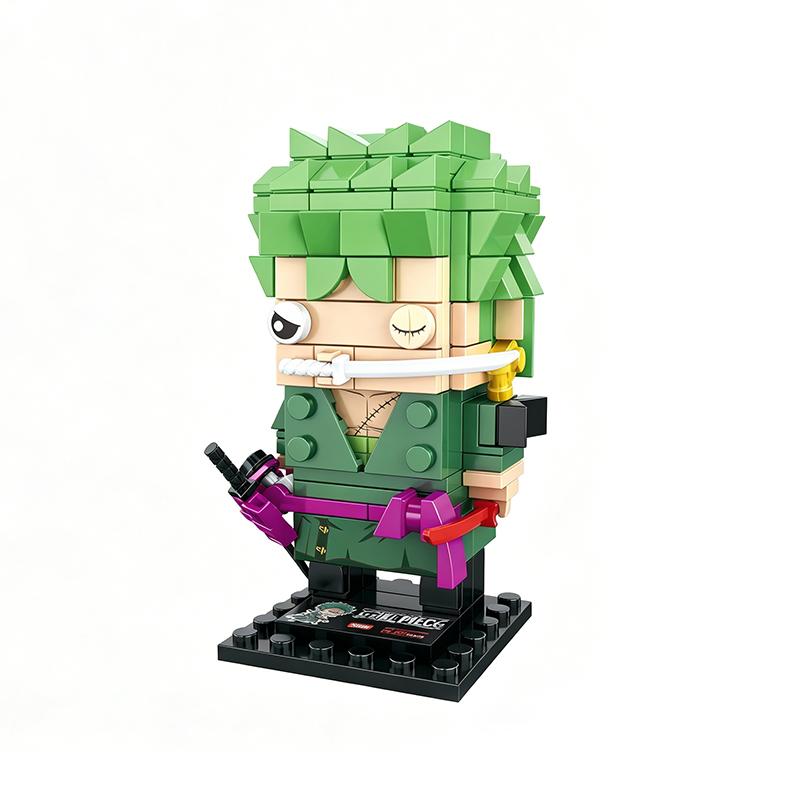 Hot  Luffy Zoro Chopper Hancock Building Blocks Mini Bricks Model Toy Collectible Decor For Childs Adults Gifts Bricks