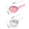 Longhe Mini Flat-Bottom Electric Ceramic Milk Pot and Detachable Frying Pan