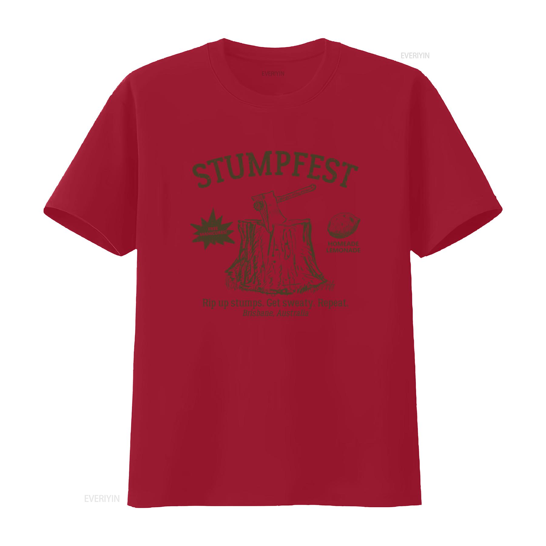 Stumpfest T Shirt Rip Up Stumps Get Sweaty Repeat Brisbane Australia Design Free Manicures Homemade Lemonade Print vintage S