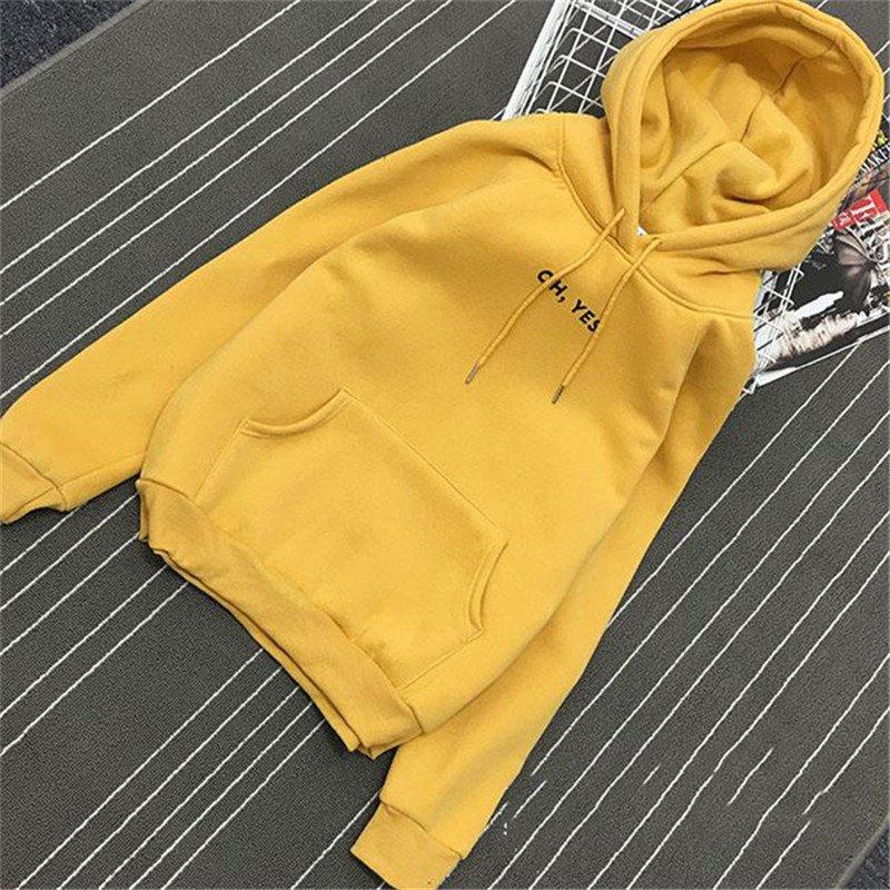 Hooded sweater women's autumn and winter new Korean version tide college bf style loose student velvet ulzzang pullover