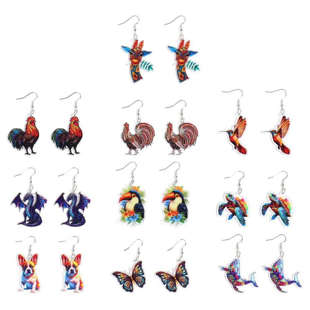 

Cute Animal Acrylic Earrings For Women And Girlfriends