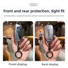 Car Key Case Cover Shell Fob For BMW i7 X7 G07 LCI iX I20 X1 U11 7 Series G70 G09 XM U06 G81 M3 2023 Protector Keyless EV2
