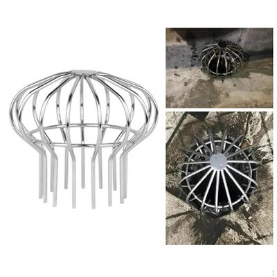 304 Stainless Steel Floor Drain Strainer Stops Blockage Leaves Debris - Gutter Balloon Guard