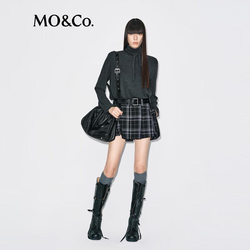 MO&Co. Wool Blend Turtleneck Sweater