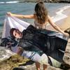 Valko New Love And Deepspace Towel Soft Dry Beach Towels Trip Towel Swim Summer Holiday Vacation Bathing Pool Camp Gift