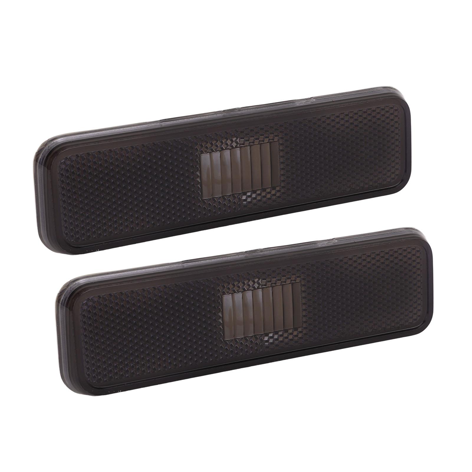 

2 шт. Автомобильный передний боковой габаритный фонарь CH2550101 Яркий свет Замена для Dodge Aspen 19761979 Черный чёрный