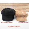 Hardcore Cotton Octagonal Hat Autumn Winter Casual Women's Big Head Circumference Small