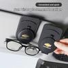 Leather Car Glasses Clip Sunglasses Box Sun Visor Eyeglasses Card Holder For Chevrolet CRUZE Spark Captiva Tracker Epica SS Sail