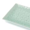Francfranc Mino Ware Rectangular Green Plate, Medium,