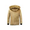 European Men's Velvet-Lined Cotton Jacket - Trendy, Warm and Stylish for Middle-aged and Elderly