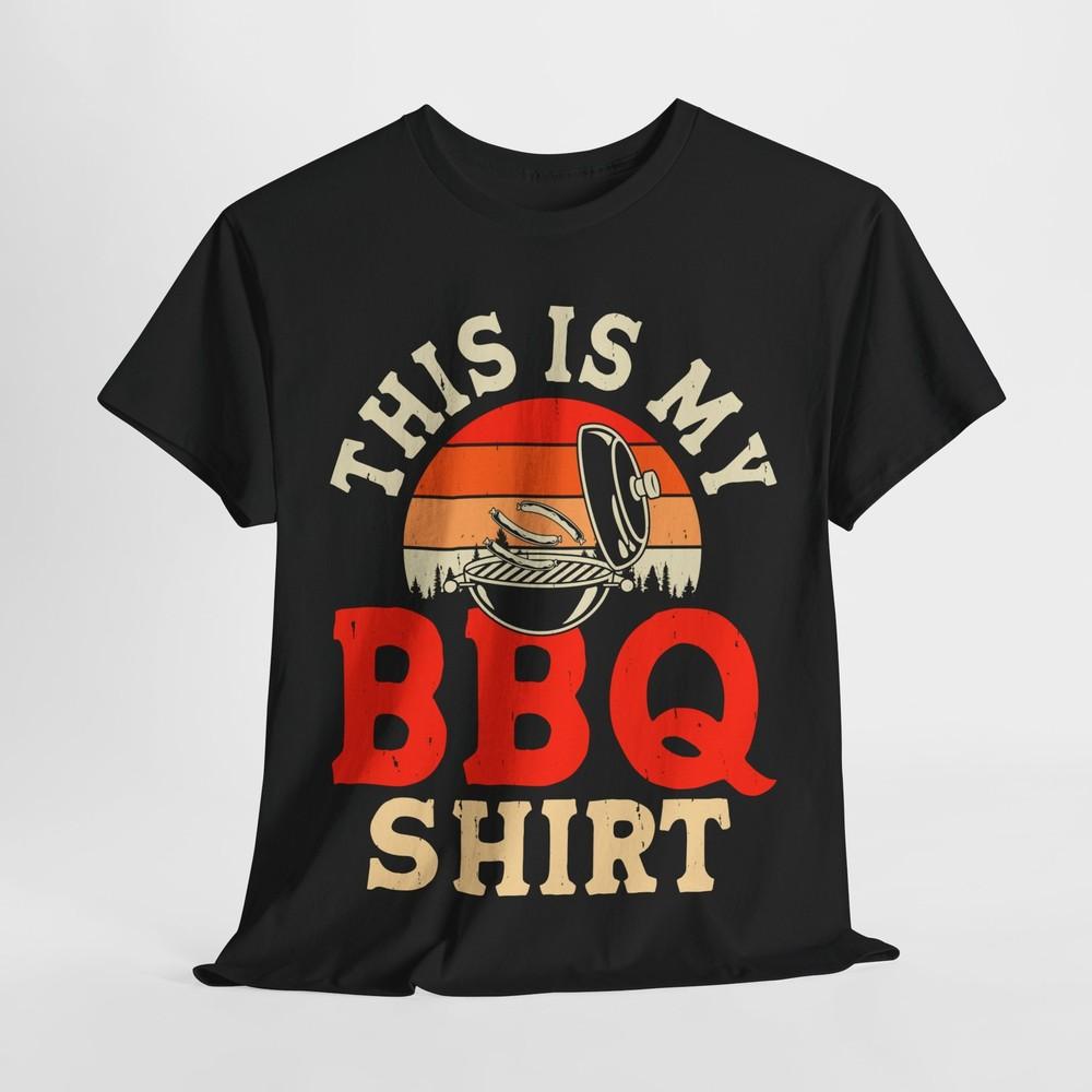 Vintage  This Is My BBQ Shirt  Black Tee Unisex T-Shirt XXL