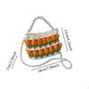 DIY Knitting Crochet Bag Kit Flower Hand Woven Handbag 7.09x2.76x5.12" Crossbody Girls Holiday
