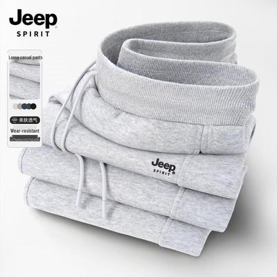 JEEP SPIRIT Men's 2025 Autumn Fashion Casual Jogger Pants