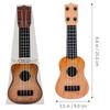 Eucli Model Gitary Zabawkowej Instrument Muzyczny Edukacyjny Zabawka Gitara Mini Gitara Zabawka Wczesnoedukacyjna dla Niemowląt i Przedszkolaków Dziecięca