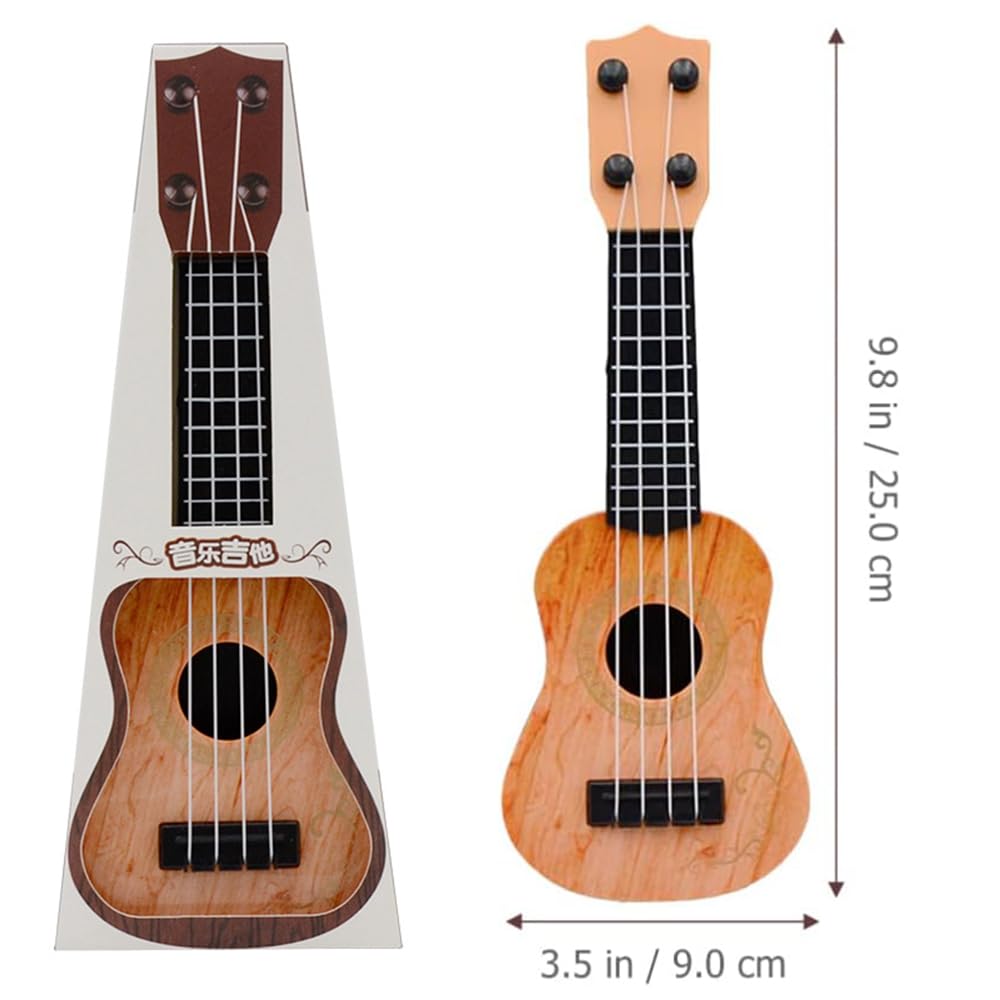 Eucli Model Chitară Jucărie Instrument Muzical Educativ Jucărie Chitară Mini Chitară Jucărie Educativă Timpurie pentru Copii Mici și Preșcolari Copii