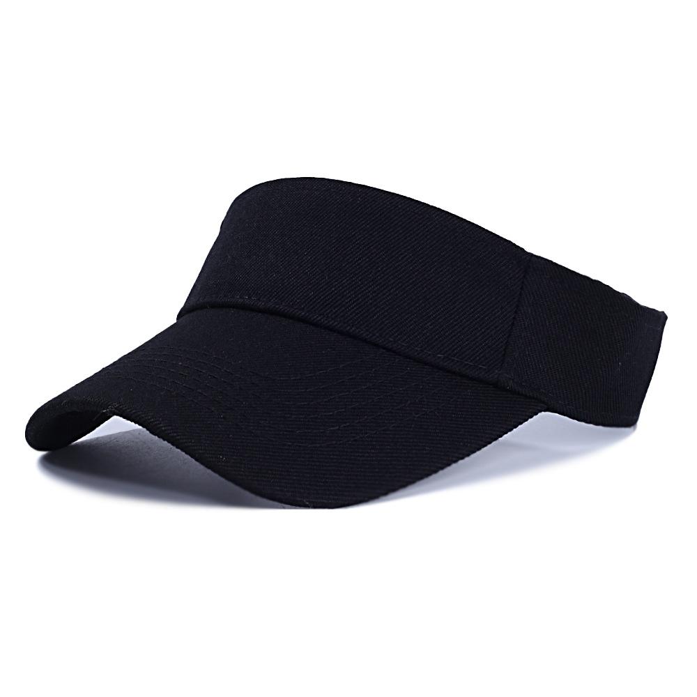 Summer Sun Protection Hat Women's Running Sports Sun Hat Duckbill Hat Solid Color Men's Empty Top Hat, Women's