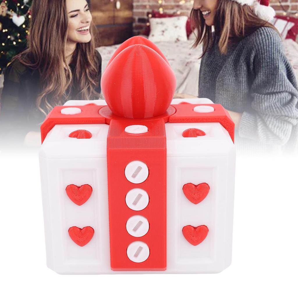 3.94in Annoying Gift Box with Screws 3D Printed Funny Prank Screw Box for Xmas Birthday   Desktop Ornaments