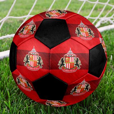 TAMAÑO 5 Balón de Fútbol Sunderland AFC Colorido Para Todas las Edades Cosido a Máquina PVC Listo para la Competición Duradero Alto Rebote