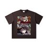 260 GSM Double Yarn 32 Count 100% Cotton Demon Slayer V30 Kanao X Doma White Print Unisex Heavy Cotton T Shirt