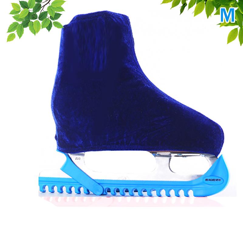 Upgraded High Elastic Velvet Fabric Figure Skating Shoes Cover Protector Anti-Scratch & Dustproof Ice Skate Blade Covers Guard
