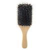 Paddle Boar Bristle Hair Scalp Cushion Smooth Natural Boar Bristle Air Cushion Hair Brush Brush, Brush, Massage, Brush, Hair, Wood, Women's