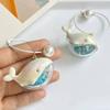 Niedlicher Wal Delfin Schlüsselanhänger Meerestier Puppe Kawaii Schlüsselanhänger Auto Schlüsselanhänger Zubehör Für Männer Frauen Paar Tasche Schmuck
