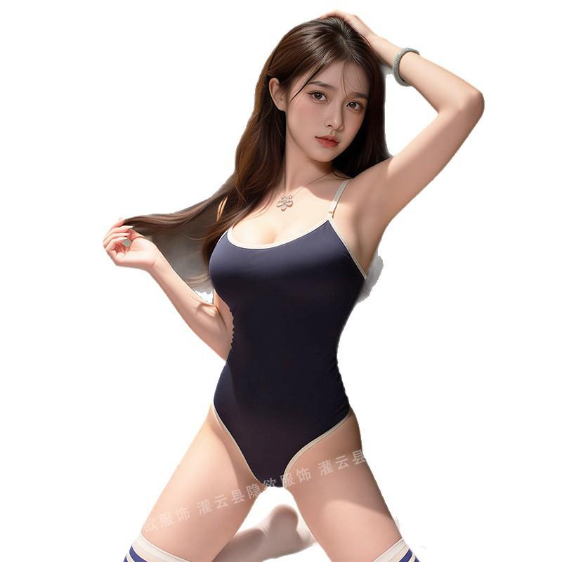 Sex lingerie plus size swimsuit passion dead tank water free uniform open crotch onesie seduction sexy tights Sao