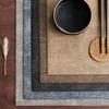 Double Side Leather Placemats And Coasters Waterproof Nonslip Table Mats Set Washable Table Mats For Dining Table
