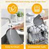 Raised Lip Edge Kitchen Counter Protector Silicone Drying Mat Durable Espresso Maker Mat  Cafe Use