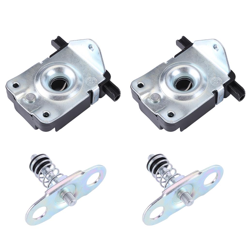2x Zámek kapoty motoru a 2x Spodní díl Kompatibilní pro 3er E46 5er E39 X5 E53 51238229807 51238203859