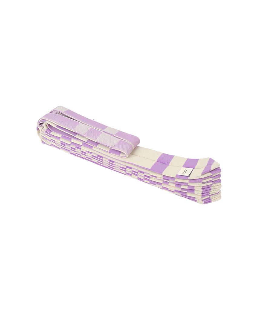 Pleatsmama Shoulder Bag Grid Purple