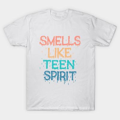 T Shirt Women Smells Teen Spirit Typography Harajuku Print Kawaii Tshirt Summer Short Sleeve Female T-Shirt Top Tee