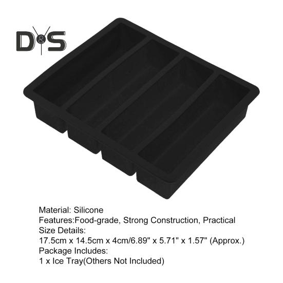Silikonová miska na led Elastická Odolná proti chladu Praktická Forma na výrobu ledu se snadno vyjme
