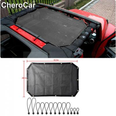Κορυφαία Τέντα Ηλίου για Jeep Wrangler 2Θυρών Διχτυωτή Τέντα Ηλίου JK JKU 2007-17 Προστασία UV