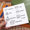 Room Wall Clothes Classification Beautify Decoration Wall Stickers Closet Logo Sticker Decals