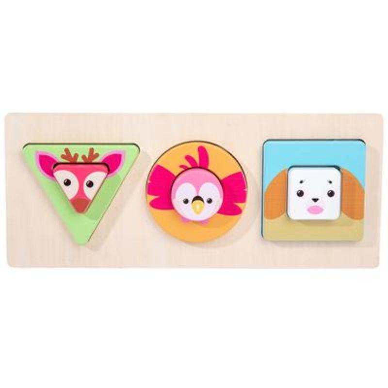 Children's Fine Motor Training Teaching Aids Geometric Shape Matching Cognitive Puzzle Panel Set Column Early Education Educational