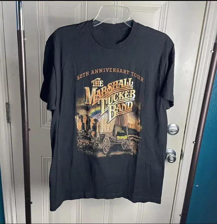 

50th Anniversary The Marshall Tucker Band Black Size S-5XL Unisex T-Shirt XL