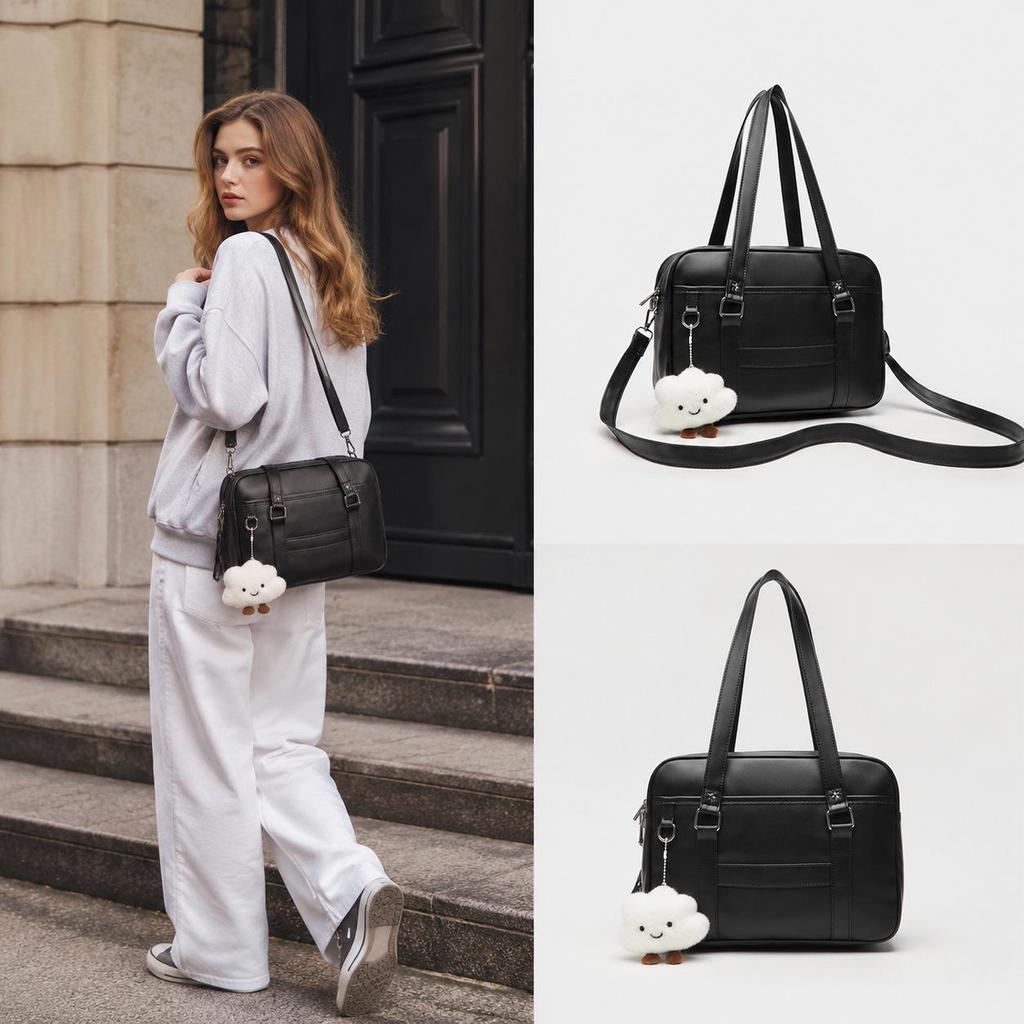 Trendy Japanese Academy Style JK Uniform Tote Women's Shoulder Handbag