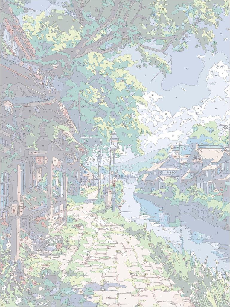 Hayao Miyazaki Summer Digital Oil DIY Painting: Healing, Stylish Living Room Decor Gift