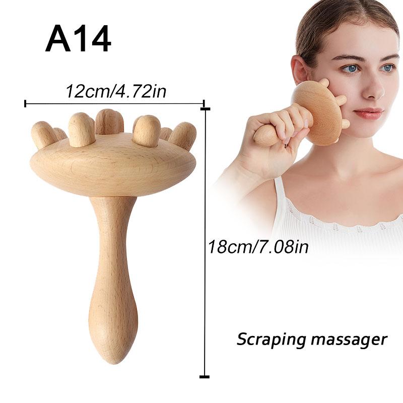 Professional Wood Therapy Massage Tools For Body Shaping Anti Cellulite Lymphatic Drainage Waist Sculpting