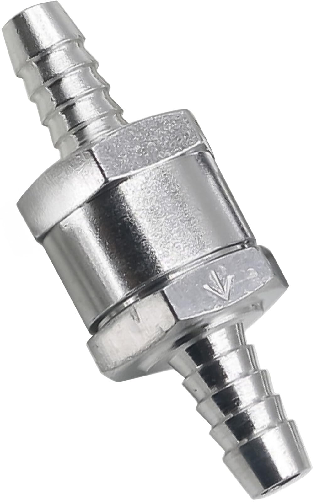 

UB-Lab. One-Way Valve, Fuel Backflow Prevention, Reverse Valve, Gasoline, Bio, Kerosene, 1 Piece 8mm серебряный