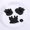 4PCS Cartoon Animal Heart Lovers Enamel Pin Creative Penguin Cat Rabbit Fox Metal Brooch Badge Backpack Clothing Hat Accessories
